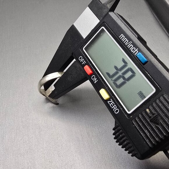 VTG Sterling Silver 925 Whale Tail Band Ring Size 8 Ocean Motif Dark Patina - Picture 7 of 9